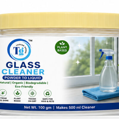 Glass Cleaner Powder to Liquid