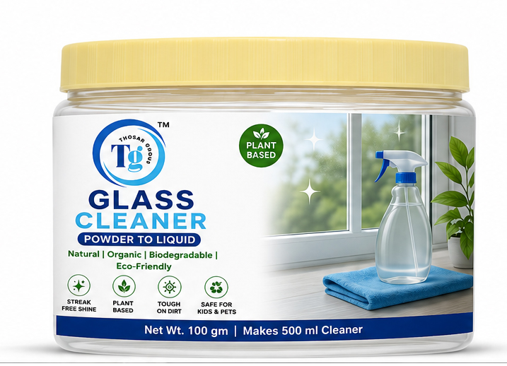 Glass Cleaner Powder to Liquid